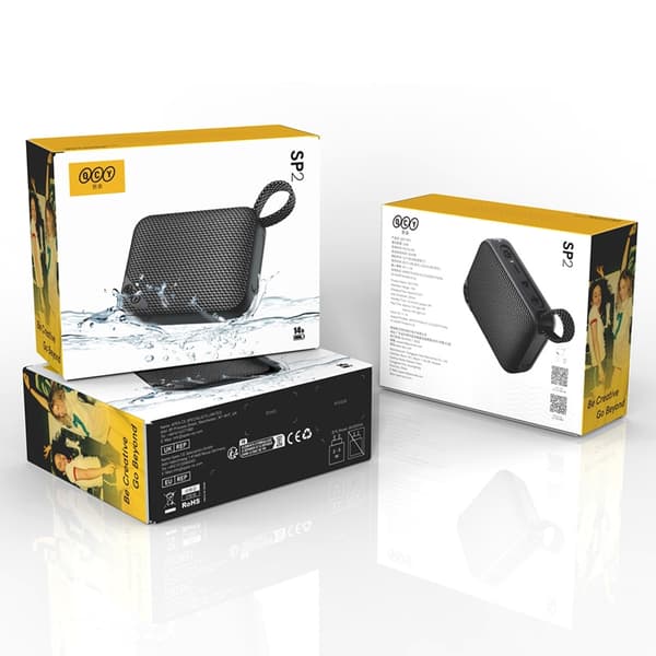 QCY Bluetooth Högtalare SP2 med RGB Backlight - Svart