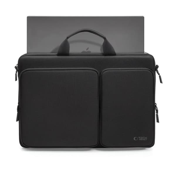 Tech-Protect Computertaske 17" Defender - Sort