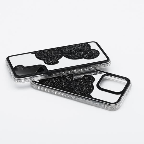 Telefontaske til iPhone 15 Pro Bamse - Sort