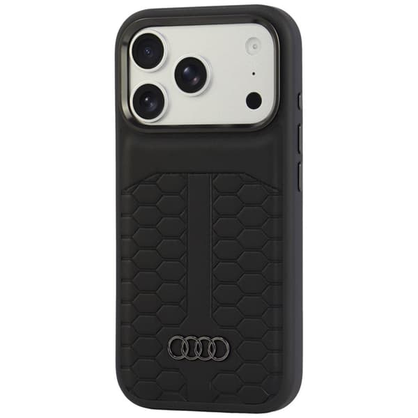 Audi Mobilcover Til iPhone 18 Pro/17 Pro Magsafe Læder - Sort