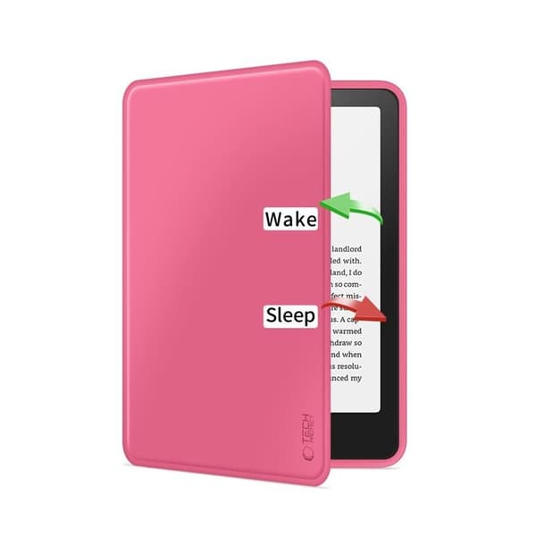 Tech-Protect Smartcase Kindle Paperwhite 6 Taske - Lyserød