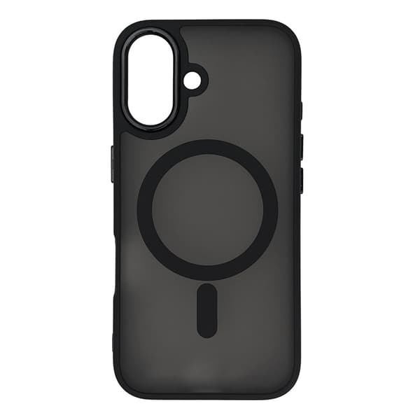 Telefontaske til iPhone 16 Plus Magsafe Magnetic Collection - Sort