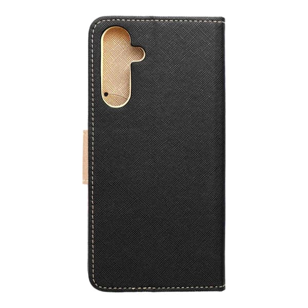 Galaxy A16 Plånboksfodral Fancy - Svart/Guld