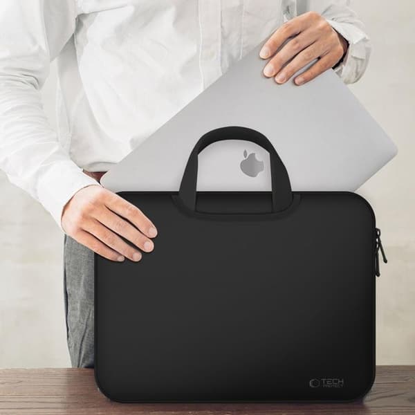 Tech-Protect Laptop Taske 13-14" Neopren - Sort