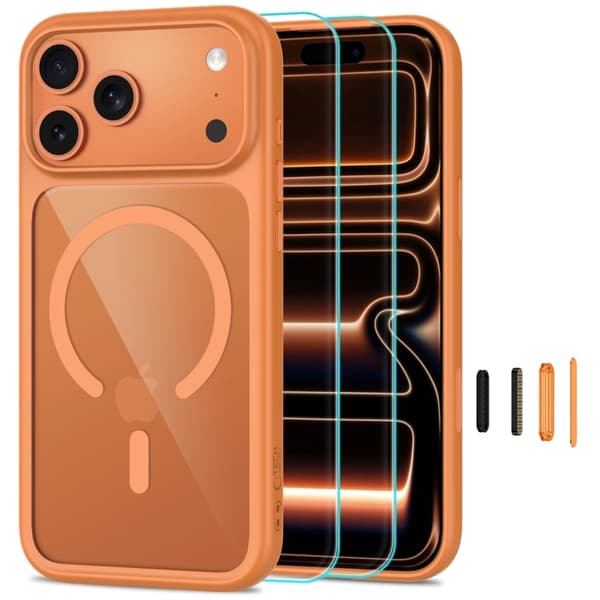 Tech-Protect Mobilskal För iPhone 18 Pro Max Magsafe med Skärmskydd Magone