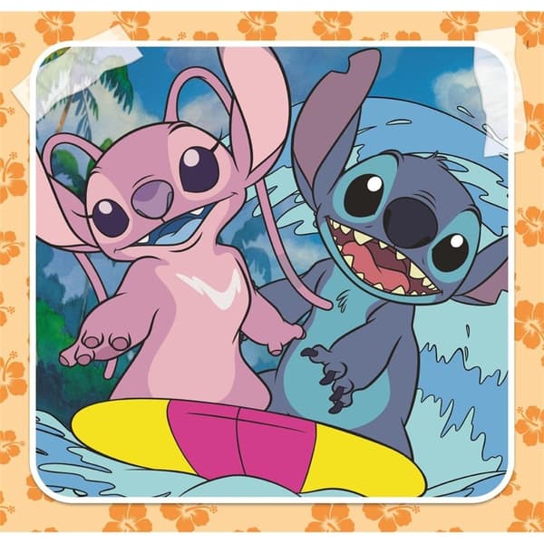 CLEMENTONI Pussel 3x48 Pcs Disney Stitch