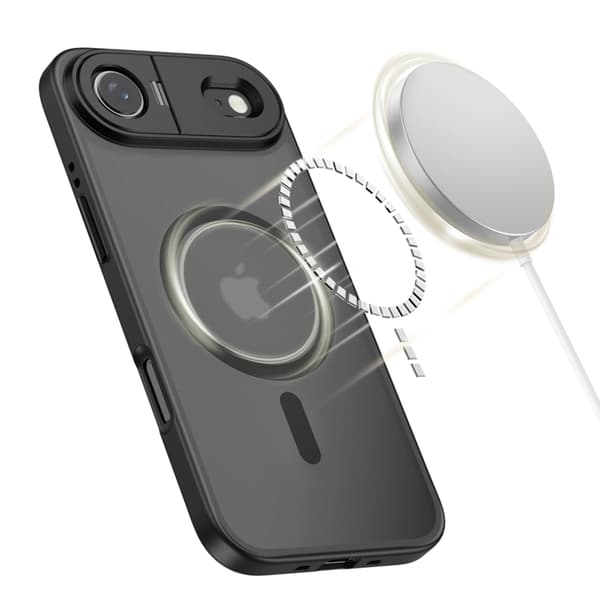 Tech-Protect Telefontaske til iPhone Air Magsafe Kickstand - Mat Sort