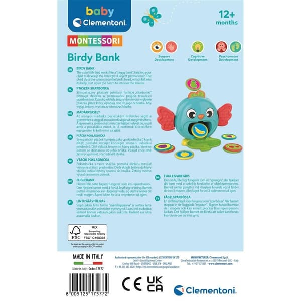 CLEMENTONI Safe Box With Coins