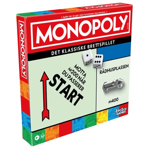 HASBRO Brädspel Monopoly Classic 90th Year Edition (NO)