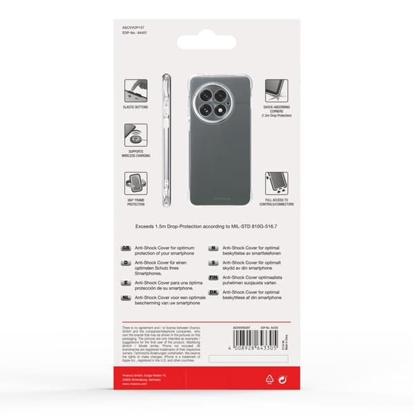 Vivanco Anti-Shock cover OnePlus 13 5G Transparent