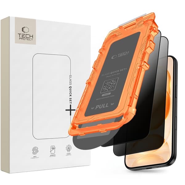 [2-Pack] Tech-Protect Härdat Glas Skärmskydd för iPhone 18 Pro Max Privacy