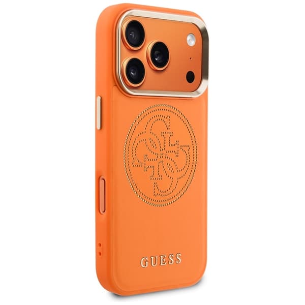 Guess Mobilskal För iPhone 17 Pro Max MagSafe  Perforated 4G - Orange