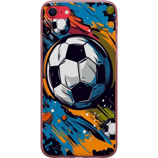 Taske til Apple iPhone 8 med fodbolde