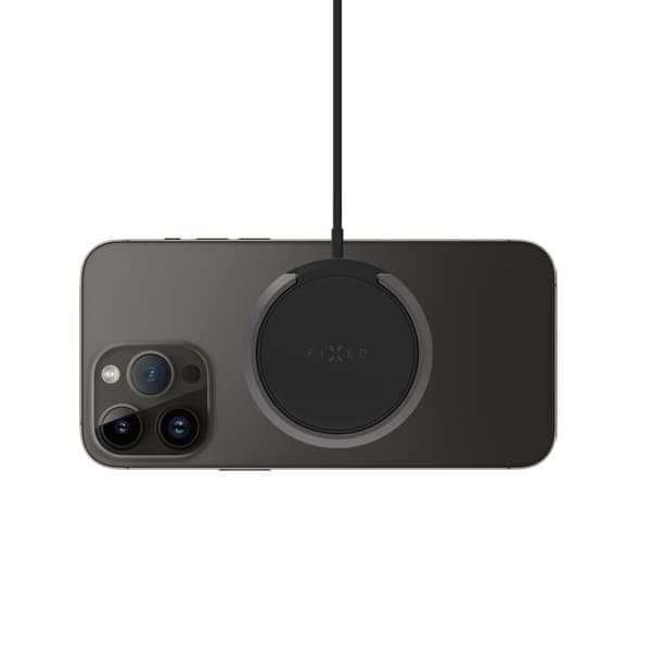 FIXED MagPad 15W Trådløs oplader/stativfunktion Sort