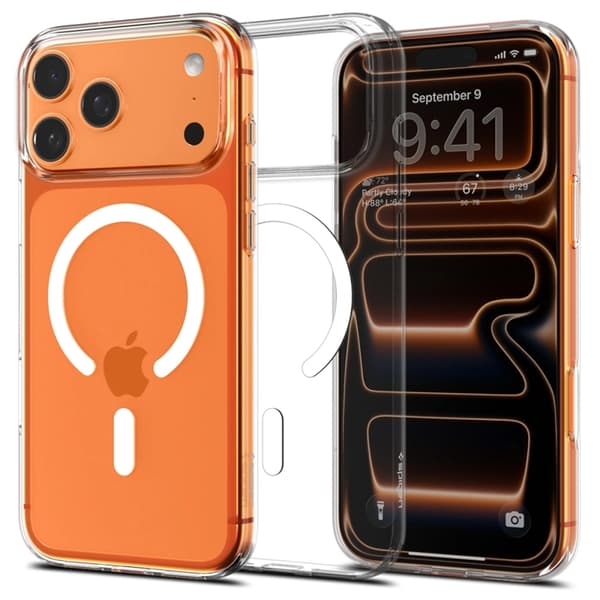 Spigen Mobilskal till iPhone 18 Pro Max/17 Pro Max MagSafe Liquid - Clear/Vit