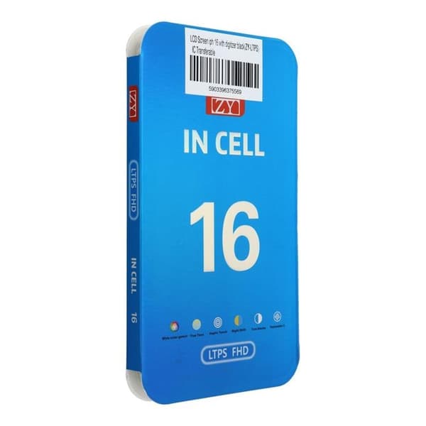 iPhone 16 Skärm med LCD-display ZY-LTPS IC Överförbar