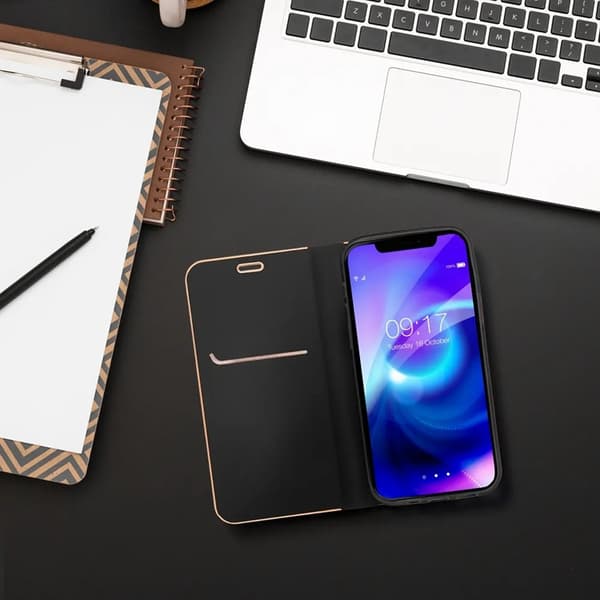 Xiaomi Redmi Note 14 Pro/14 Pro Plus Plånboksfodral Luna Guld