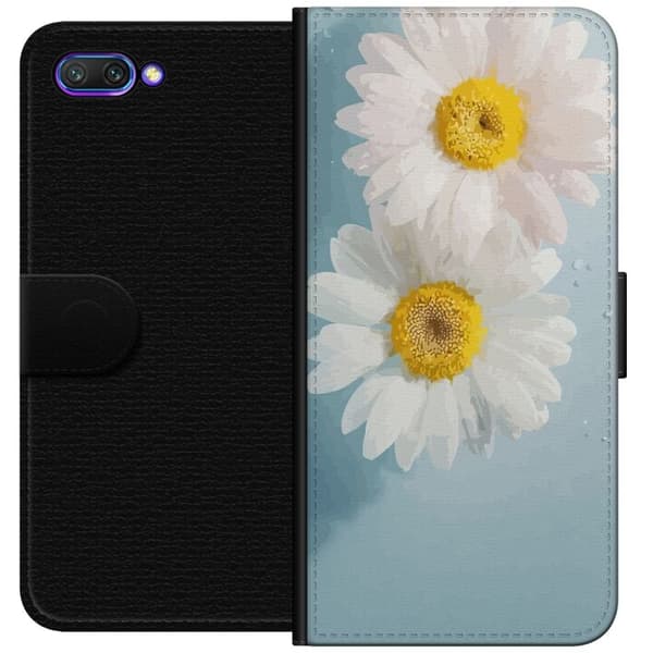 Plånboksfodral till Honor 10 med Sommarblommor