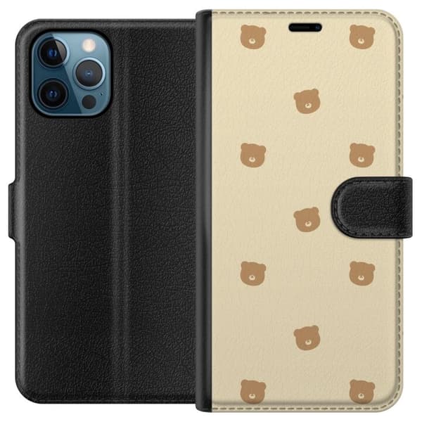 Apple iPhone 12 Pro tegnebog med bjørnemønster