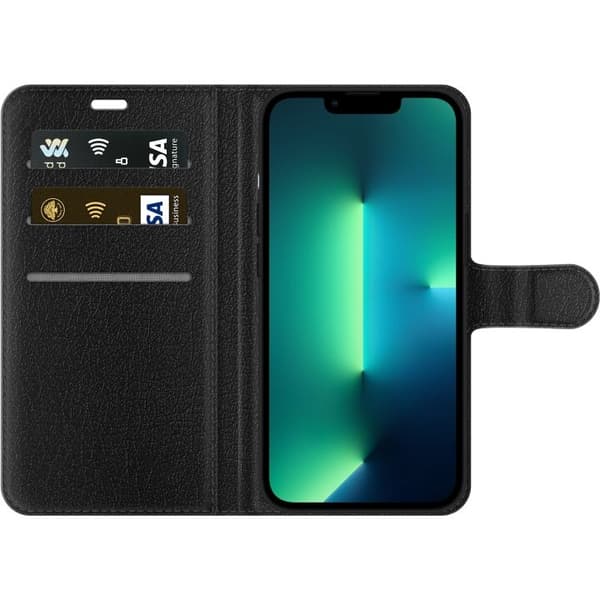 Plånboksfodral till Apple iPhone 13 Pro med Midnight Stone