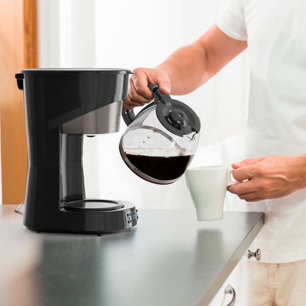 BLACK+DECK Kaffemaskine LCD 12 kopper