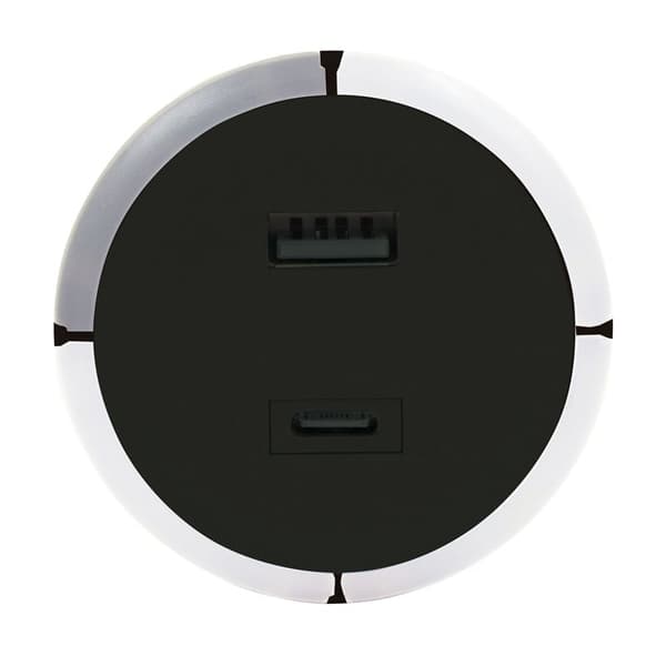 CAPIDI Sikkerhedstimer USB A+C 1-4 3.4A Sort