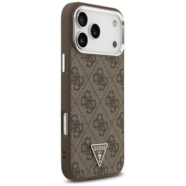 Guess Mobilskal till iPhone 17 Pro Max MagSafe 4G Triangle Logo - Brun