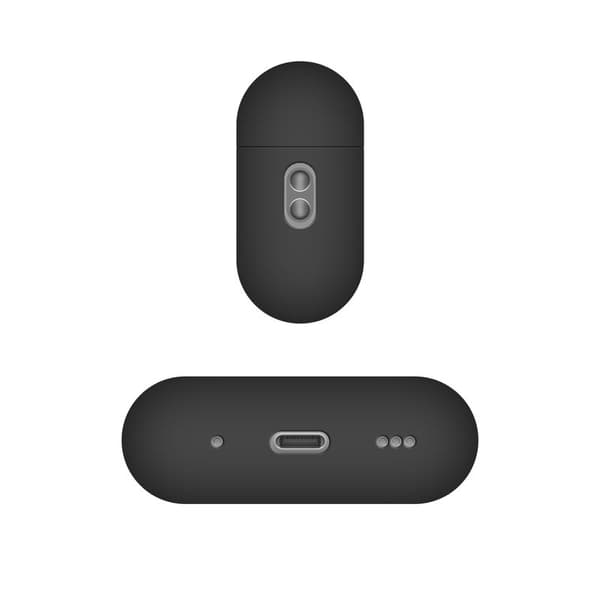 FIXED Silky Silikoneetui til Apple AirPods Pro 3 Sort