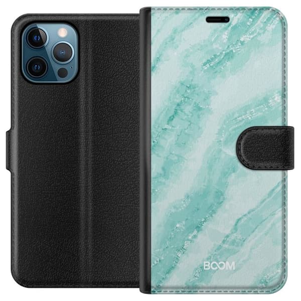 Pung Taske til Apple iPhone 12 Pro Max med Mint Marmor