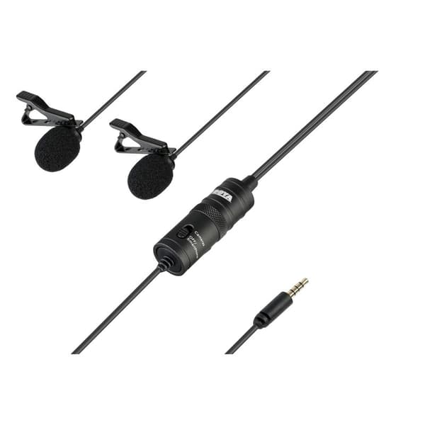 BOYA Mikrofon Lavalier x2 BY-M1DM 3.5mm 4m