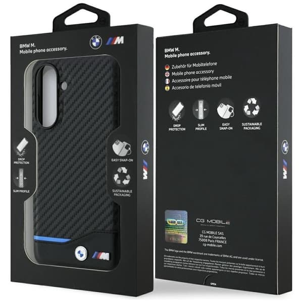 BMW Mobilcover Til Galaxy A56 M Carbon - Sort