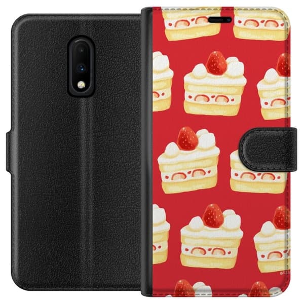 OnePlus 7 tegnebogsetui med kage