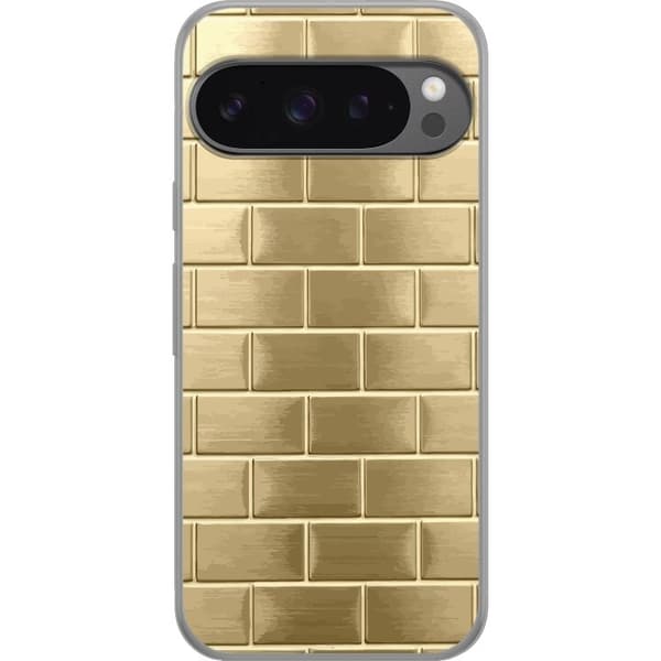 Mobilskal till Google Pixel 9 Pro XL med Gyllene Murstenar