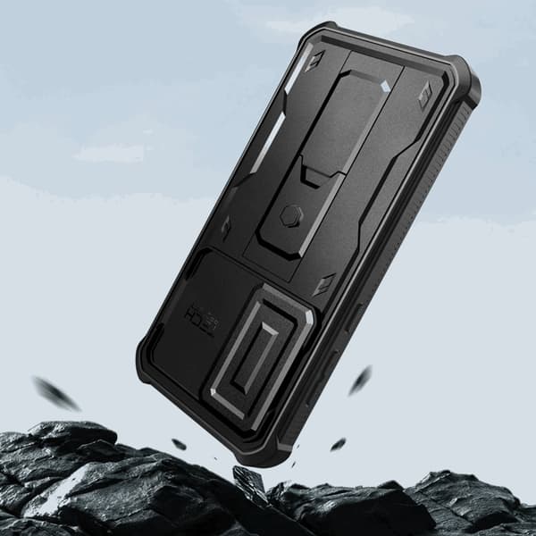Tech- Protect telefontaske til Galaxy A56 5G Kevlar Cam Plus - Sort