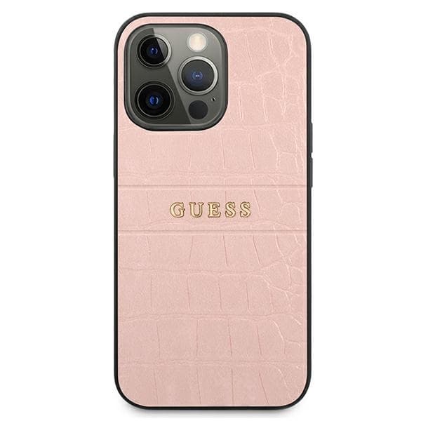 Guess telefontaske til iPhone 13 Pro/13 Croco Strap Collection MagSafe