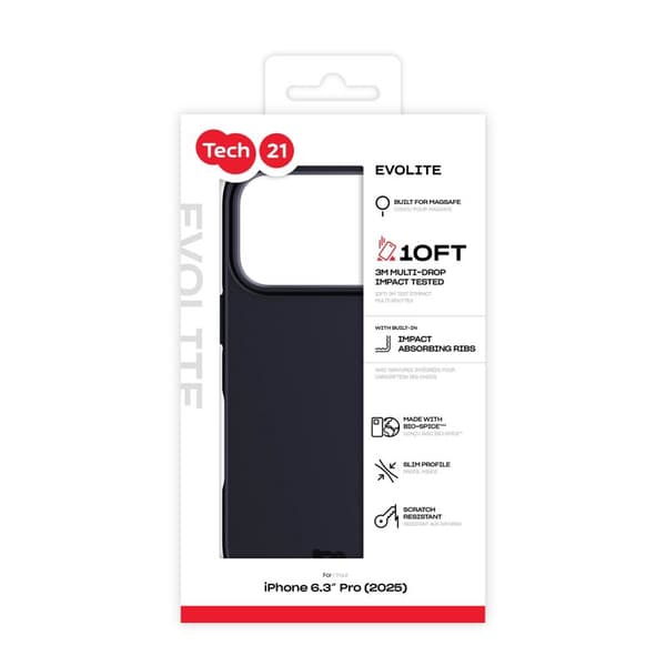 Tech21 Evo Lite MagSafe Apple iPhone 17 Pro Svart