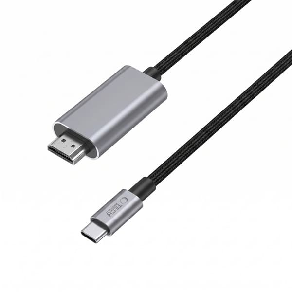 Tech-Protect USB-C til HDMI 2.1 Kabel 2m - Iron Grå