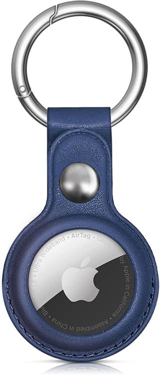 AirTag Cover PU Læder - Blå