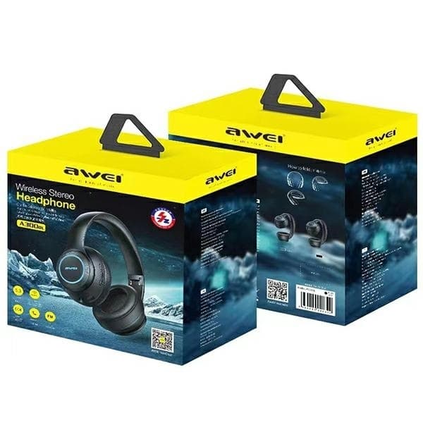 Awei Over-Ear Hovedtelefoner Trådløse Bluetooth A300BL - Sort