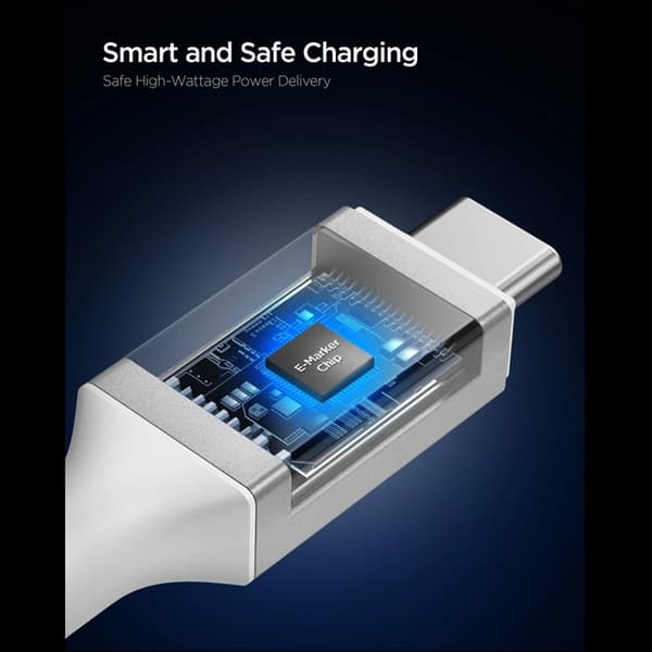 Spigen USB-C til USB-C 240W kabel 150cm EB24015CC