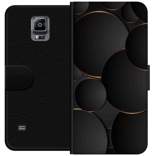 Plånboksfodral till Samsung Galaxy Note 4 med Lyxig Cirklar