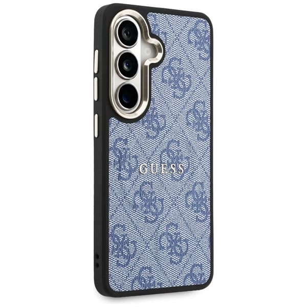 Guess Mobilskal För Galaxy S26 MagSafe 4G Embossed Ring - Blå