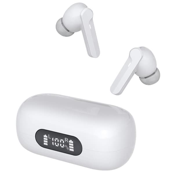 Denver Truly Trådløse Bluetooth-øretelefoner - Hvid
