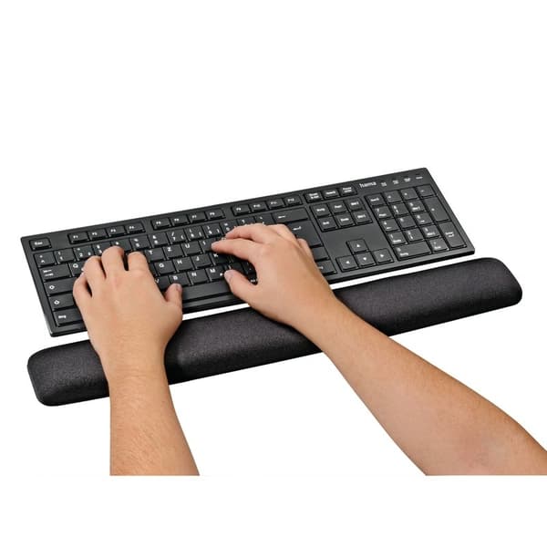 HAMA Tastatur Håndledsstøtte Ergo Sort