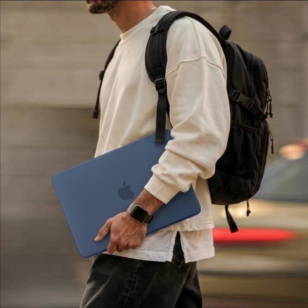 Tech-Protect Kotelo Macbook Neo 13 Soft Shell - Matta Indigo