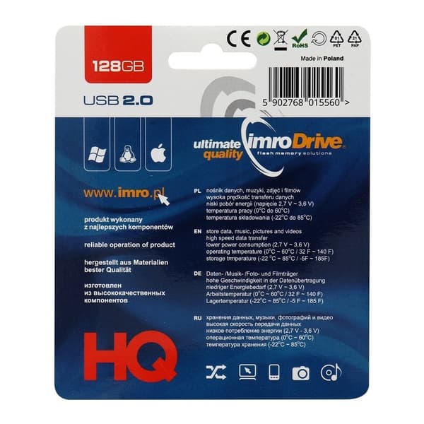 Imro Portable Memory Pendrive 128 GB