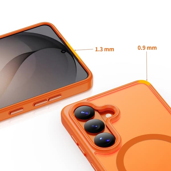 Tech-Protect Mobilskal För Galaxy S26 Magsafe Magmat - Matte Orange