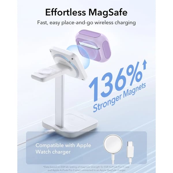 ESR Airpods Pro 3 Etui Magsafe Orbit Halolock - Sort