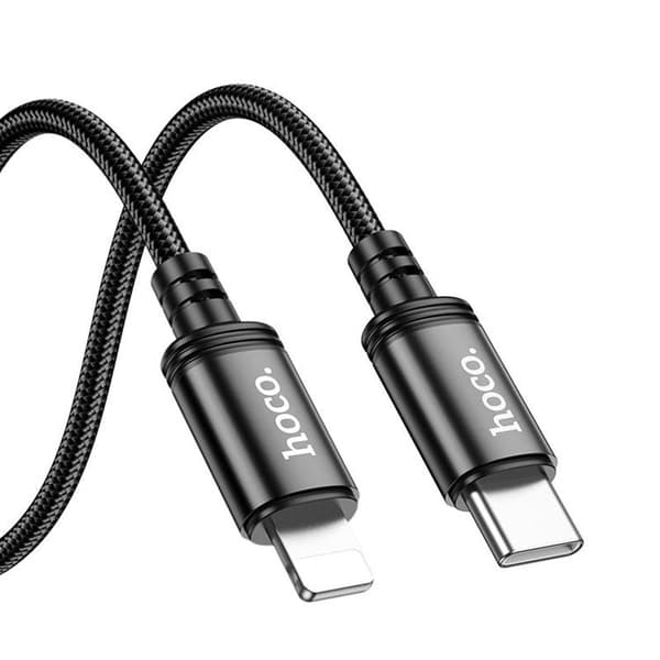 HOCO USB-C til Lightning Kabel 27W 2m X89 - Sort