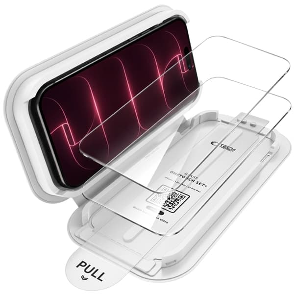[2-Pack] Tech-Protect Härdat Glas Skärmskydd för iPhone 18 Pro/17 Pro Onetouch
